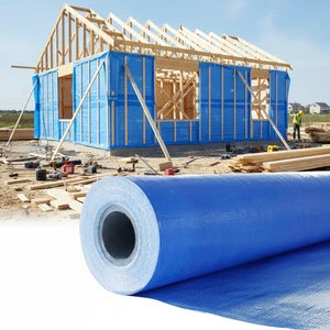 Heavy Duty Radiant Barrier Roof Sarking Wall Wrap Reflective Aluminum Foil Reinforced With Woven Fabric Roof Systems Cover