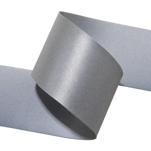 Reflective Fabric for Sew on Hi Vis Silver Reflective Strip Washable Reflective Material Fabric for Warning Clothing