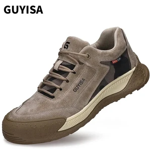 Labor Insurance Shoes Men's Anti-smashing Chaussure De Securite Head Wear-resistant Non-slip Safety protection Work Shoes
