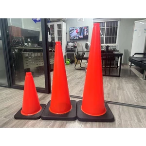 36 28 Inch Highway Safety Traffic Cone 70cm 90cm Warning PVC Reflective Emergency Cone Safety Cones