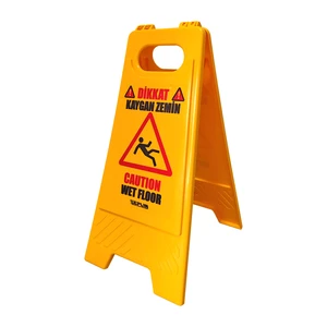 Set of 3 PPC Non-Slip Traffic Warning Signs Traffic Warning Products