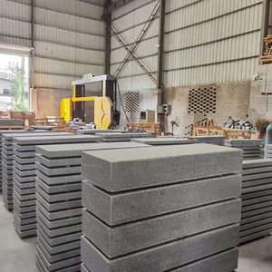 Custom Light Dark Grey Black Granite Road Kerb Stone Border Curb Stone Kerbstone for Outside Driveway