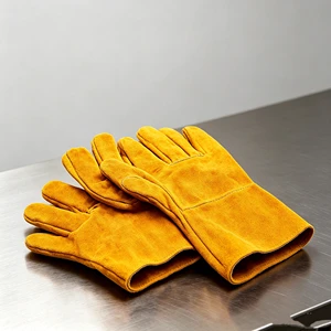 New NXHY Heat Resistant Cattlehide Welding Gloves For MIG TIG Welding Safety