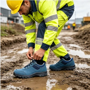 SOLID STONE CE Anti-Static Safety Shoes Low Cut Steel Toe Anti-Slip Hard-wearing for Electrical Contractor Wholesale Supply