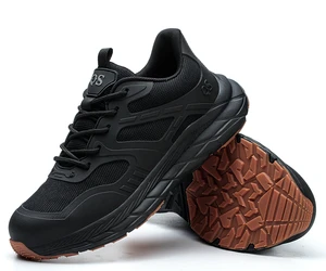 Summer Lightweight, Breathable, Anti-crush, Anti-puncture, Anti-odor Safety Shoes for Construction Site Outdoor Anti-slip