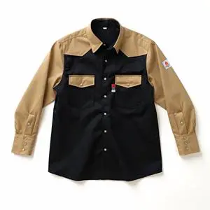 NFPA2112 Fire-Resistant CAT2 Custom Shirts 100% Cotton Welding Work Clothing