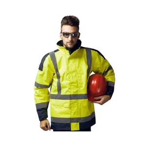 Hot Sale Winter Jacket Waterproof Hi Vis Fluorescent Reflective Safety Clothing for the Road Cheap