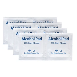 Individual Packing Alcohol Prep Pad Multiple Sizes 6x3, 6x6, 6x12, 12x16cm