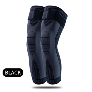 Long Knee Sleeve Patella Guard Elastic Sports Leg Knee Support Brace Wrap Protector