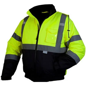 High Visibility Polyester Reflective Work Wear Safety Winter Waterproof Safety Workwear s