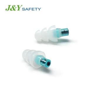 Wholesale Reusable Silicone Hearing Protection Noise Reduction Earplugs For Sleep And Music J&Y EC-3007