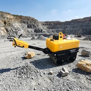 ROADWAY RWYL33C 700kg Walk-behind Vibratory Tandem Roller Diesel-Powered Double Drum New Road Compaction Equipment