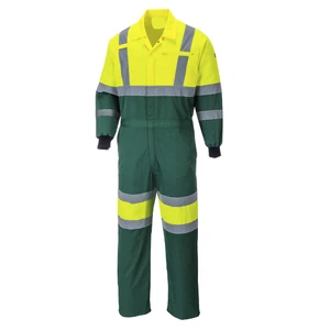 Wear Resistant Industrial Work Wear Suits Safety Uniform for Men Comfortable Water Proof Polyester White Color Anti-static