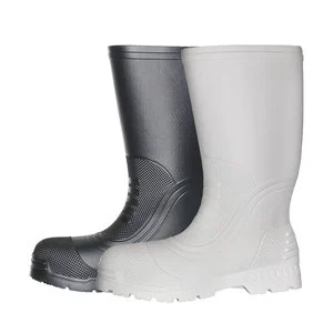 High Quality Safety Knee High EVA Labor protection Light Weight Anit-slip Food Products Rubber Rain Boots