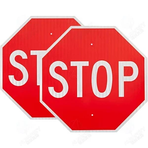 Octagon Supper High Intensity Grade Prismatic Reflective Sheeting Rust Free Aluminum for Road Stop Warning Traffic Signs