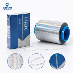 Custom Laser Tear Tape For Cigarette Packaging Box Easy Open Packaging Film Strip OEM Manufacturer
