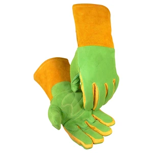 Industrial Safety Leather Welding Gloves Outdoor Touch Screen Fire Resistant Breathable Eco-Friendly TIG MIG Work Gloves