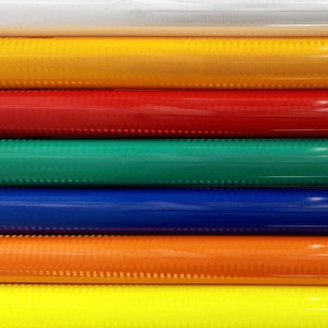 LU Night Bright PET Self Adhesive Reflective Vinyl Film High Visibility Honeycomb Prismatic Reflective Material Sheeting