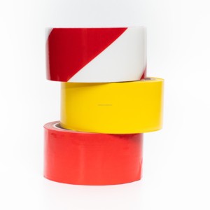 Custom EVPEC Warning Tape Thickened Waterproof Multi-Color Red White Yellow Black Construction Isolation Adhesive