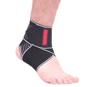 Breathable Adjustable Wrap Ankle Compression Sleeve Support for Plantar Fasciitis Relief