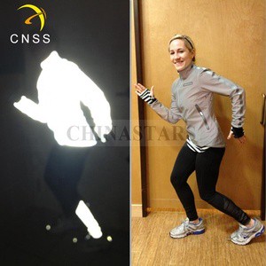 EN20471 Certificated Best Light Silver CSR-1303-2 Outdoor Polyester Taffeta Reflective Fabric Material