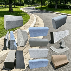 Customizable Precast Imitation Curb Concrete Road Edge Stone with Modern Design BestSale Brand for Outdoor & Garden Use