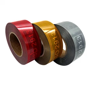 High Visibility SASO 2913 Reflective Tape for Truck Safety Warning Signs