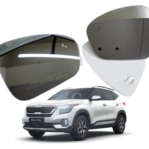 Premium OEM Replacement Wide Angle Convex Silver Side Mirror for Seltos New Glass Anti-Glare Heated E-Mark Certified Bolab
