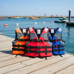 SOLAS Standard Outdoor Life Jackets Customizable in Color Factory Produced with PVC Foam Rescue Jackets