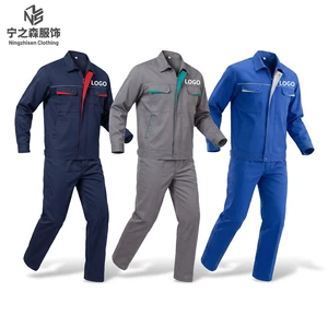 Classic Workwear Long Sleeve Customized Wholesale Labor Protection Wearable and Dirty Resistant Overalls