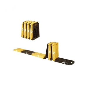 Foldable Speed Hump Fully Portable Speed Bump with Carry Bag and Reflective Strip