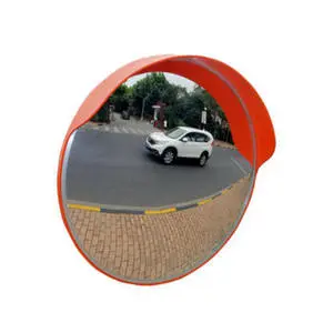 Child Safety Convex Mirror with Reflective Border for School Zones