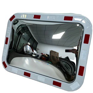 Rectangular & Round Traffic Convex Mirror Acrylic Parking Driveway Exit Mirror for Road & Traffic Application