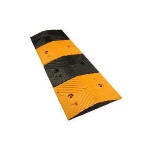 Road Rubber Speed Reducer Bump 70mm Thickened Highway Shock Plate Car Parking Slope Speed Limit Buffer Zone