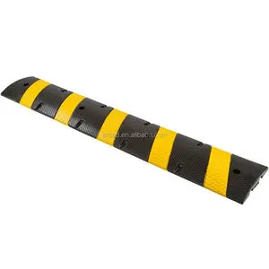 Manufacturer Wholesale Portable Rubber Highway Speed Bump Equipment Road Retractable 20 Ton Speed Bump Hump
