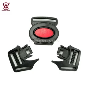 Customized Logo 3 Point Harness Child Safety Seat Belt Plastic Plastic Side Release Buckle Baby Stroller Accessories