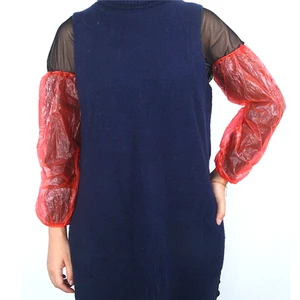 Waterproof Arm Protector Covers Painting Repair Tattoo Disposable Over Sleeves Red