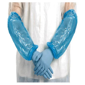 Plastic Sleeves Covers Disposable Waterproof Arm Sleeve Protectors Blue 16