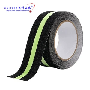 Custom PVC Luminous Anti-Slip Single Sided Waterproof Safety Glow in the Dark Adhesive Tape for Stairs and Warning Use