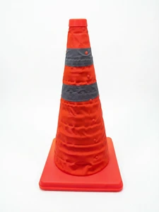 CE Certified Traffic Safety Cone Foldable Design Reflective Emergency Cone for Construction and Work Zones Use