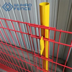 Fall Protection Barrier System with Steel Mesh Barrier