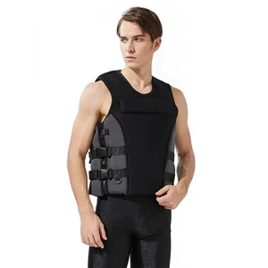 Manufacturer Wholesale Swimming Soft Comfortable Light Water Lifesaving Rescue Neoprene Life Jacket Vest