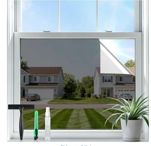 SILVER 35 High Quality PET Nano Ceramic Window Film One Way Vision Mirror Reflective Privacy Protection UV & Infrared Rejection