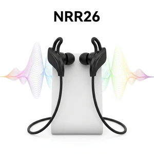 New Low Price Bluetooth Wireless Neckband Shooting Earplugs NRR 26dB Noise Reduction Safety Outdoor Earbuds