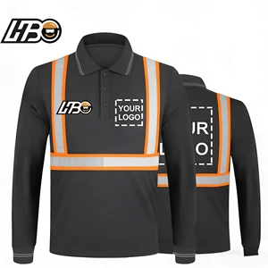 HBC Manufacturer Wholesale Custom Woven Polyester Reflective Fabric for Safety Clothing Workwear and Industrial Applications