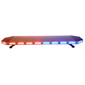 12V Red blue led light bar 120cm long 18 flash patterns emergency traffic strobe light bar