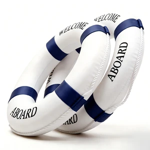 Life Buoy Solid Foam Swimming Professional Adult Children Life Buoy Decoration Mediterranean Large Medium and Small