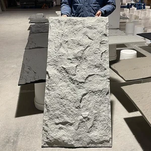 PU Stone Artificial Stone PU Mushroom Stone Panels Wall Cladding Lightweight Wall Panels For Indoor/Hotel