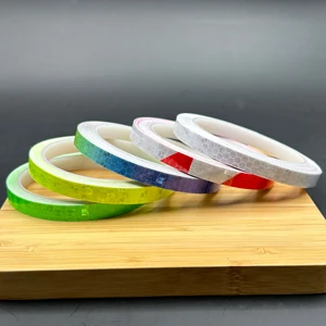 1cm*8m Bike Stickers Reflective Tape Car Rim Reflector Tape 5 Colors Safety Reflective Warning Stickers Reflective Tapes