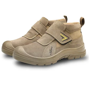 Labor protection Shoes Steel Toe Cap Anti-smashing Anti-piercing Welder Protective Breathable Comfortable Lightweight Soft Suede